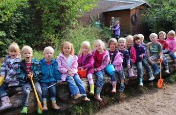 Die Teunesen Sand und Kies GmbH hat den Außenspielplatz „Matschkieselmann“ für einen Kindergarten in Wachtendonk geplant und realisiert.