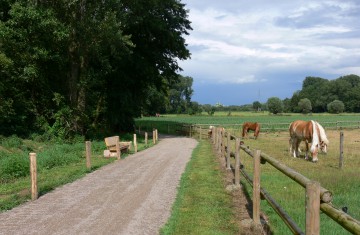 Engagement für den Niederrhein: Grotendonk hat einen Radweg als Teil einer touristischen Rad- und Wanderverbindung zwischen Weeze und Kervenheim gebaut.